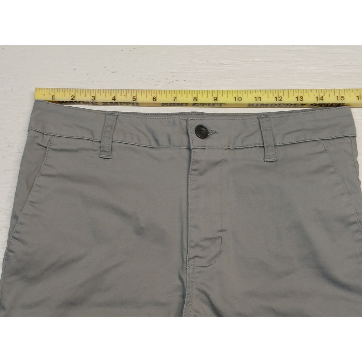 RSQ (30) Gray Casual Skater Chino Khaki Shorts