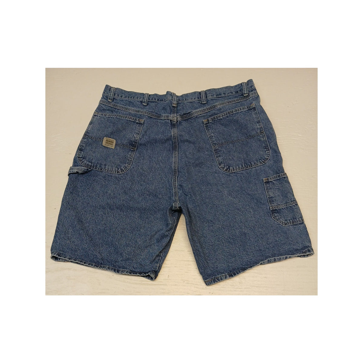 Wrangler (40) Vintage High Waisted Light Denim Jean Shorts