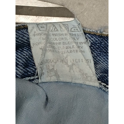 Lee (10L) Vintage High Rise Tapered Leg Blue Denim Jeans