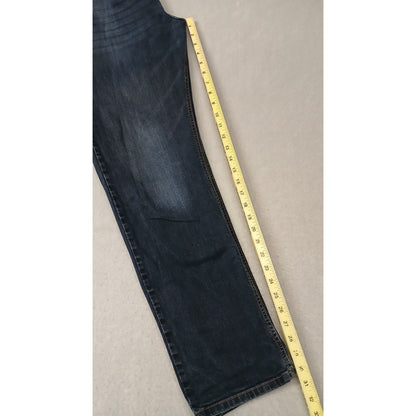 Wrangler (No Size) Men's Slim Straight Fit Dark Blue Denim Jeans