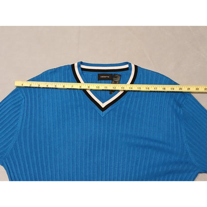 Claiborne Multicolor (XL) Stretch Long Sleeve V-Neck Sweater