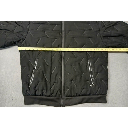 New Sport (5XL) Women's Black Quilted Hooded Winter Jacket