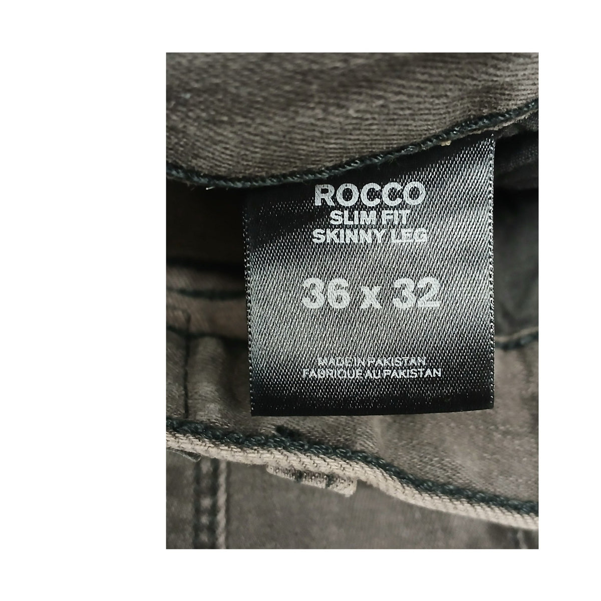 Express Jeans (36x32) Black Faded Rocco Slim Skinny Jeans