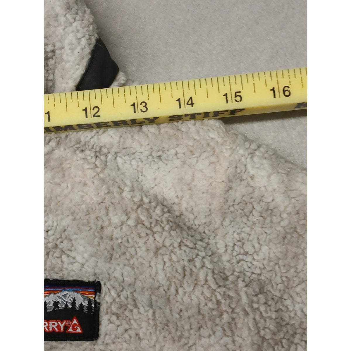 Gerry (No Size) Gray Fluff Zip Down Sherpa