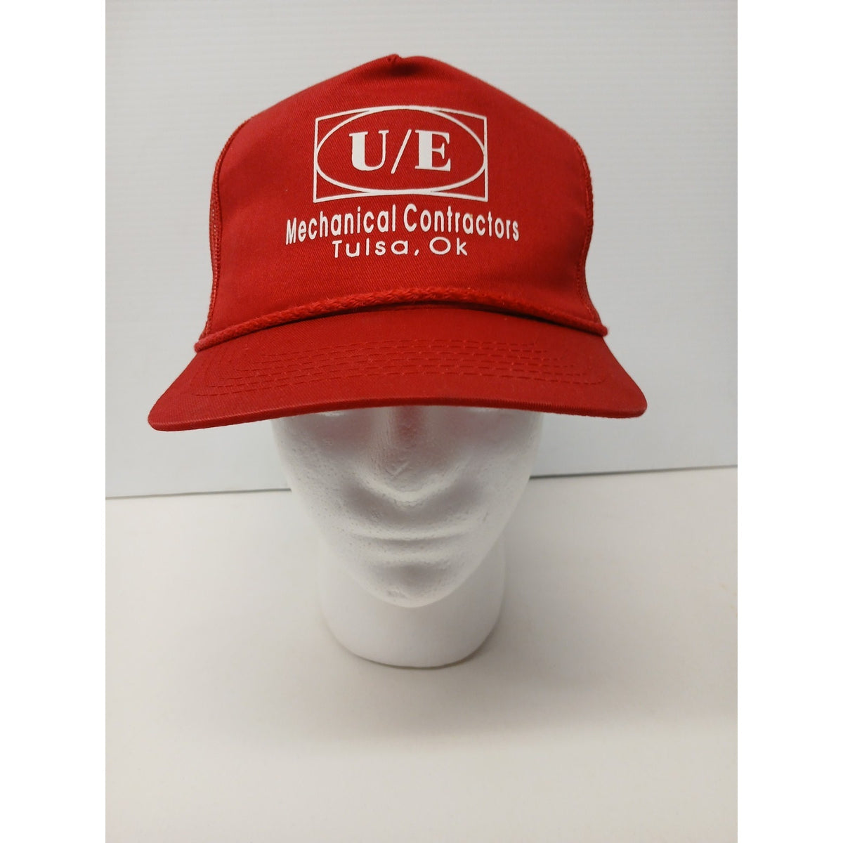 Richardson (OSFM) Printed Logo Trucker Red Hat Snapback