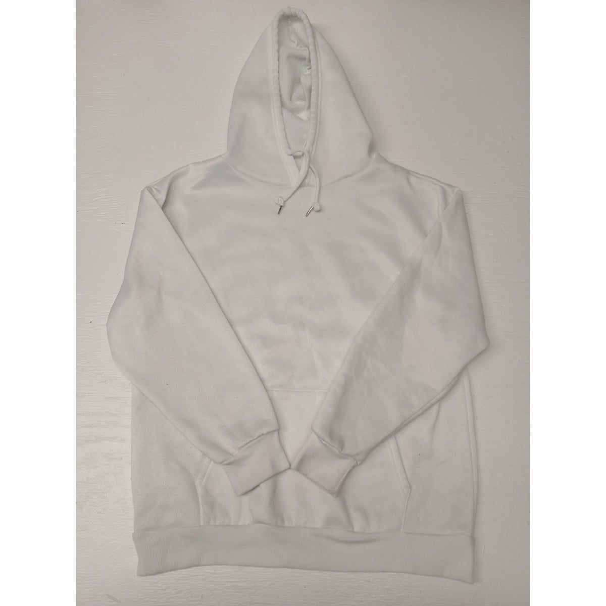 Jesus (Large) White Silk Comfort Pullover Hoodie