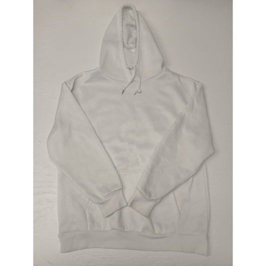 Jesus (Large) White Silk Comfort Pullover Hoodie