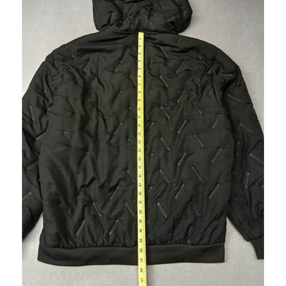 New Sport (5XL) Women's Black Quilted Hooded Winter Jacket