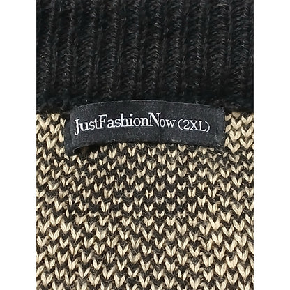 Just Fashion Now (2XL)  V-Neck Multicolor Pullover Sweater