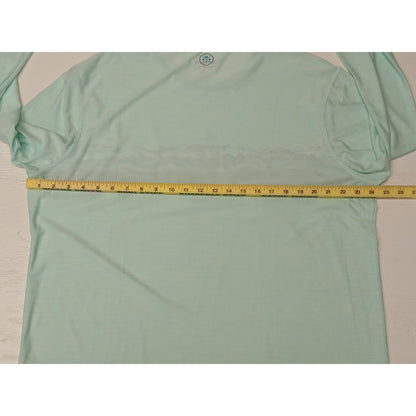Mountain & Isles (XL) Teal Long Sleeve Dri Fit Pullover Shirt