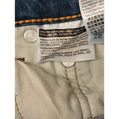 Levi's (42x32) Relaxed Straight Boot Cut Blue Denim Jeans