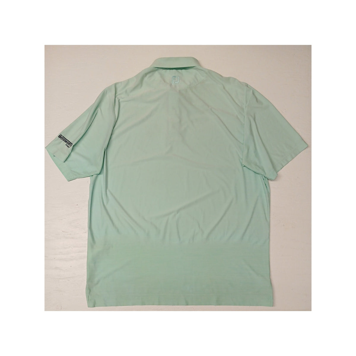 Foot Joy (XL) Teal Button Collar Polo Short Sleeve Shirt