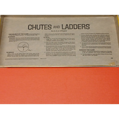 Milton Bradley Company CHUTES & LADDERS Vintage Board Game