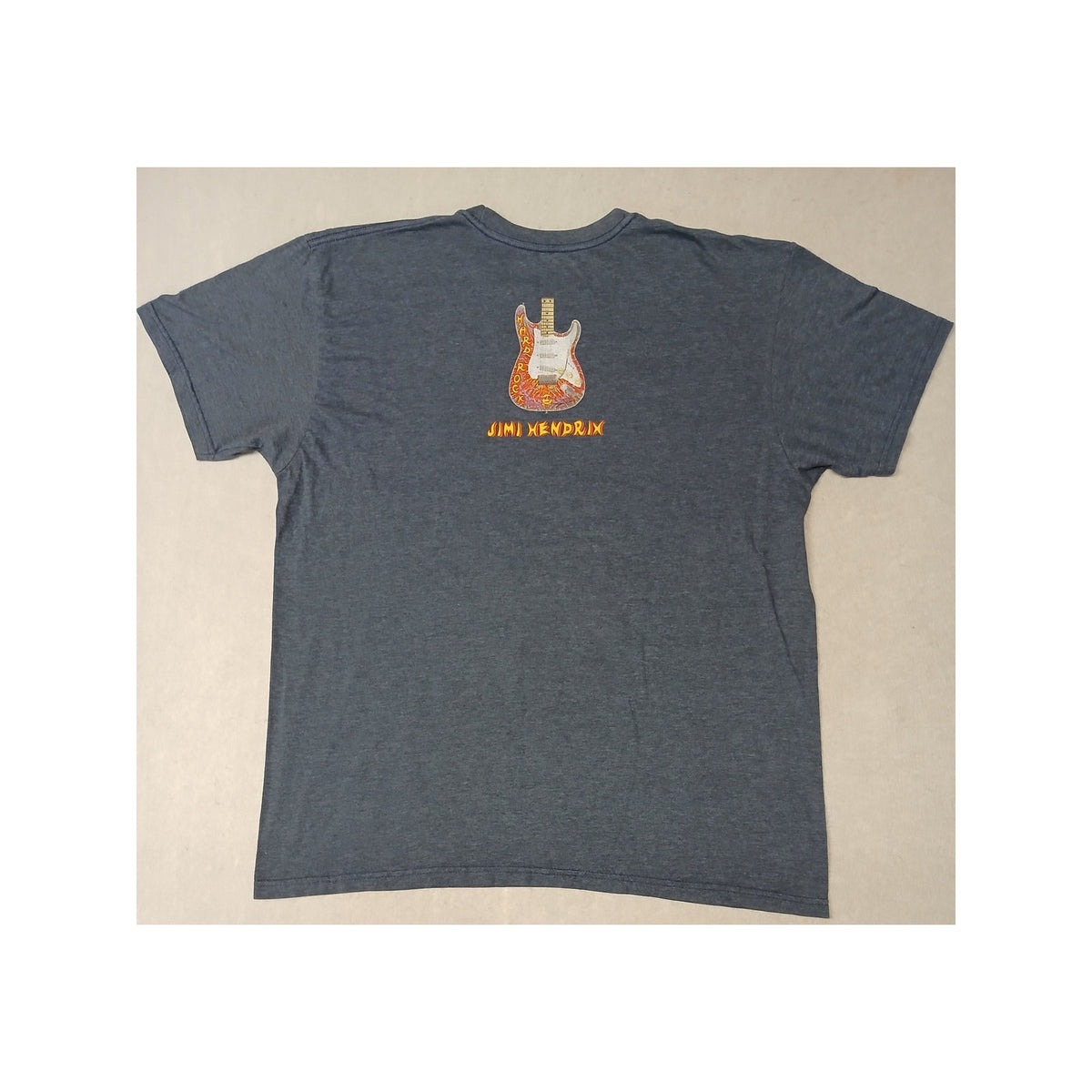 Hard Rock Cafe (24x22") Gray Jimmy Hendrix Houston Tee Shirt