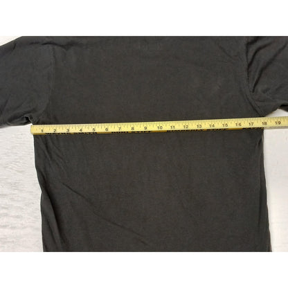 Decoded (Small) Black Cotton Crew Neck Short Sleeve Tshirt