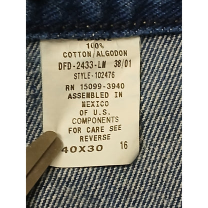 Canton River Blues (40x30) Relaxed Straight Blue Denim Jeans