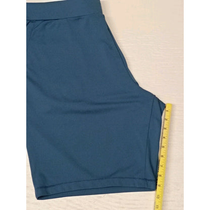 32 Cool (2XL) Mens Stretch Athletic Chino Blue Shorts