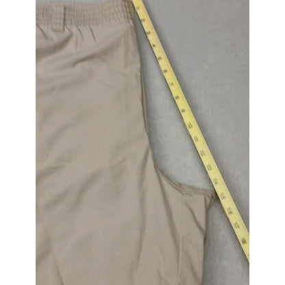 Canyon Ridge (2XL) Men's Beige Khaki Stretch Chino Shorts