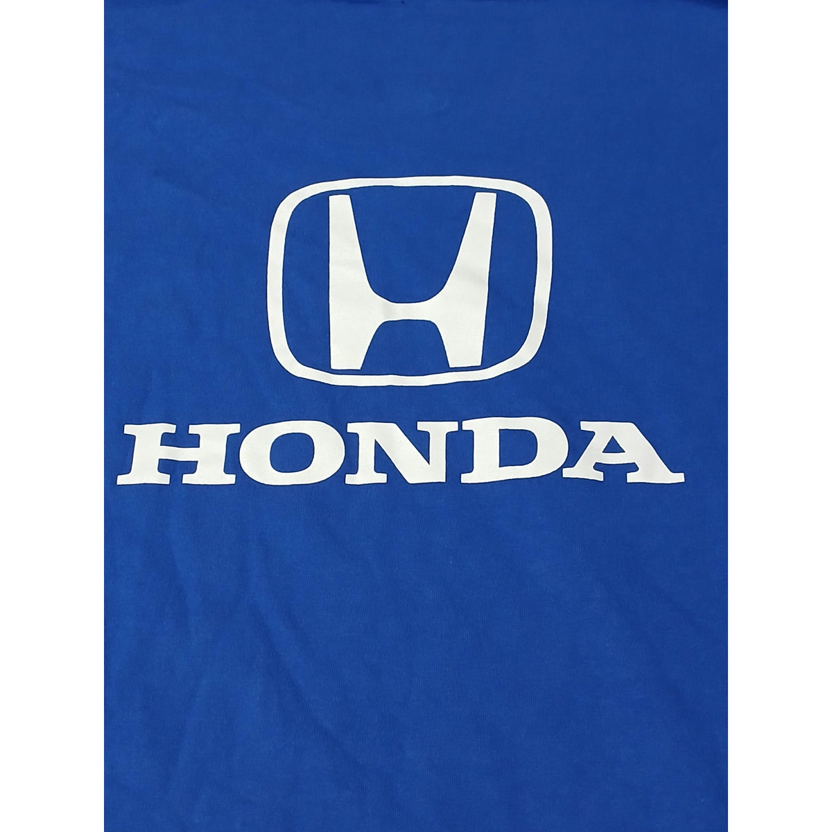 Hanes (XL) Blue Honda Logo Short Sleeve Crew Neck Tee Shirt