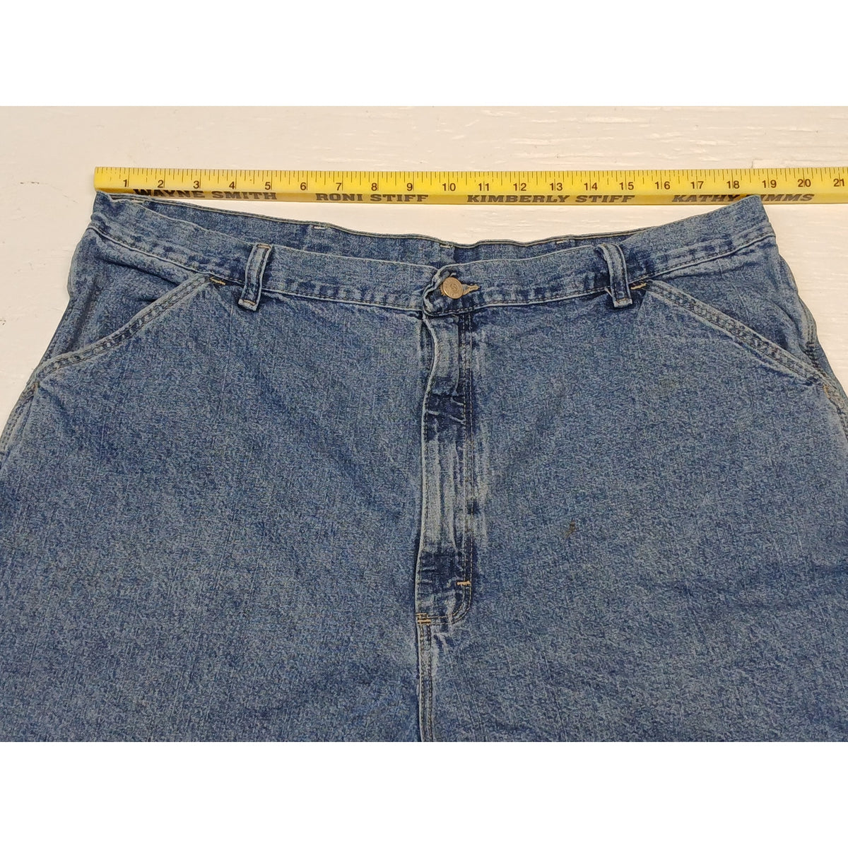 Wrangler (40) Vintage High Waisted Light Denim Jean Shorts
