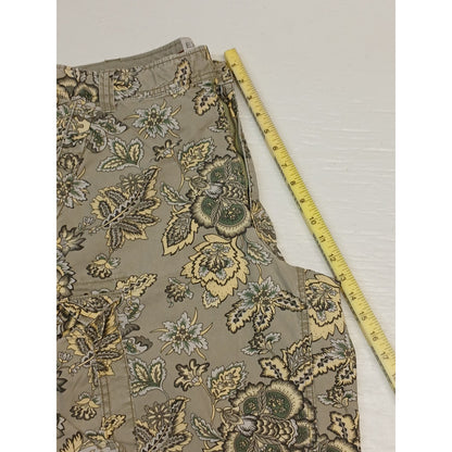 Express (36) Jacquard Tapestry Flat Front Cargo Style Shorts