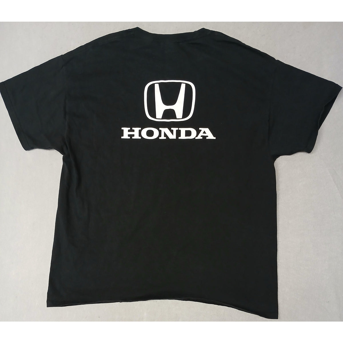 Hanes (XL) Black Honda Logo Short Sleeve Crew Neck Tee Shirt