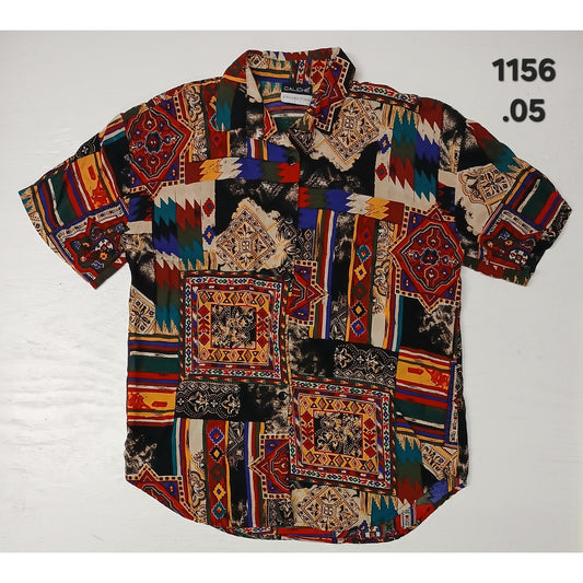 Caliche Collection (L) Multicolor Vintage Retro Wear Shirt