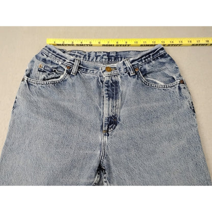 Lees (10) Women's Vintage High Rise Straight Blue Denim Jeans