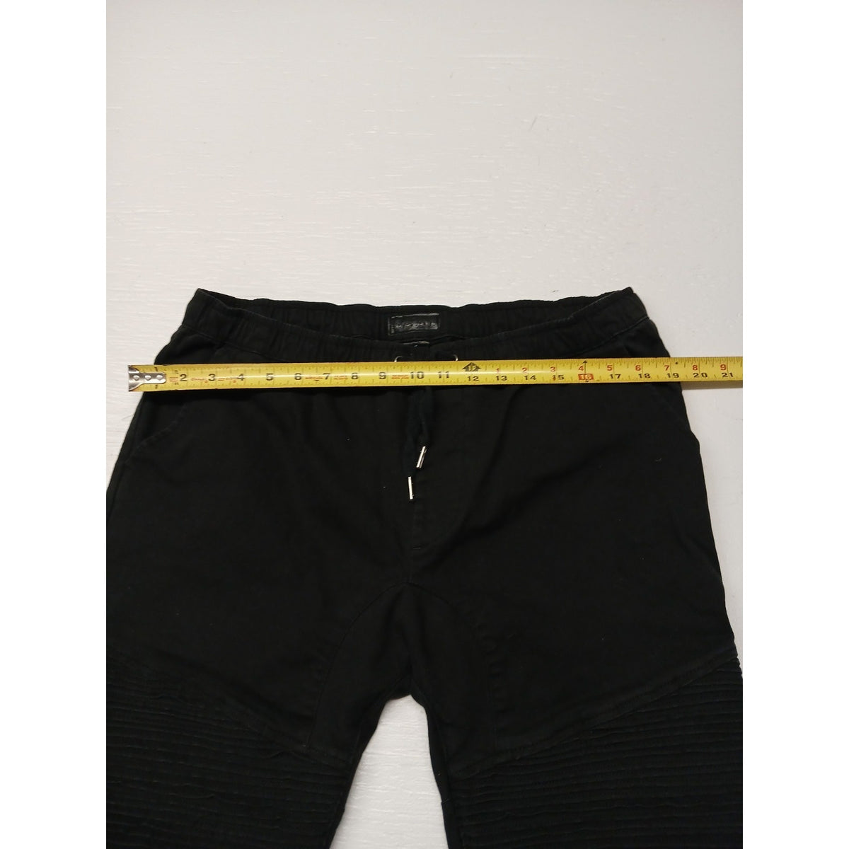 Steve's (Large) Black Skinny Ruffled Style Jeans