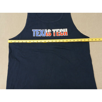 Hanes (XL) Men's Blue Texas Tech Cotton Summer Tank Top