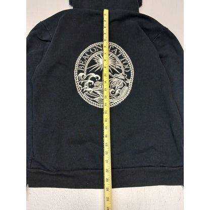 American Apparel (Large) Black Beacon Tattoo Full Zip Hoodie