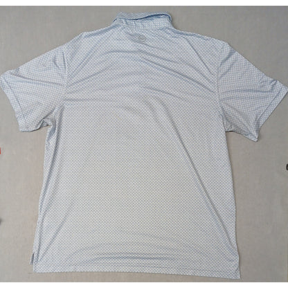 Vineyard Vines (2XL) White Button Silk Collar Polo Tee Shirt