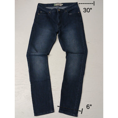 Recycled Blues (32x32) Straight Leg Blue Denim Jeans