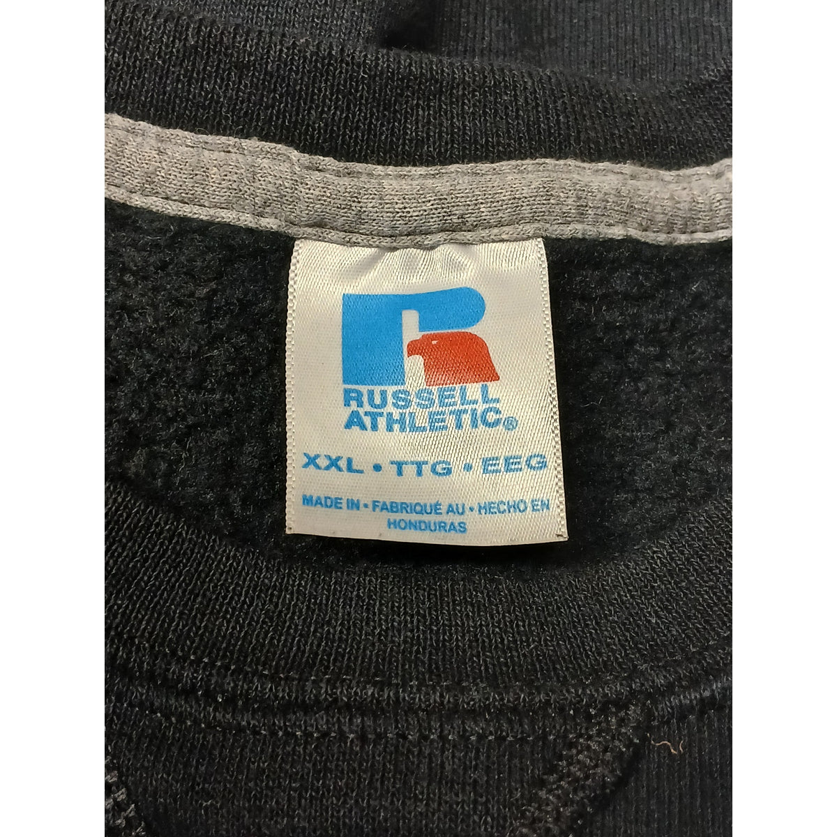 Russell Athletic (2XL) Black Long Sleeve Crew Neck Sweater