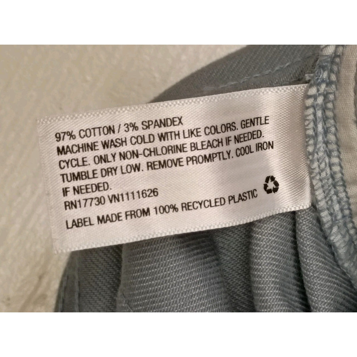 A New Day (18) Gray High Waist Stretch Straight Leg Pants