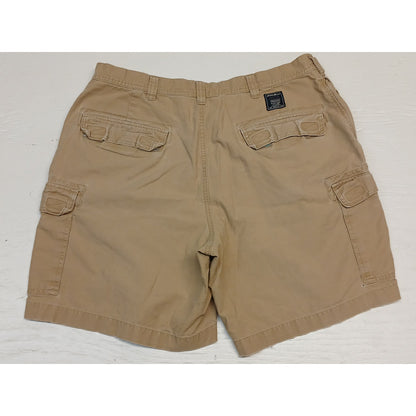 Eddie Bauer (36) Tan Cargo Style Khaki Dress Shorts