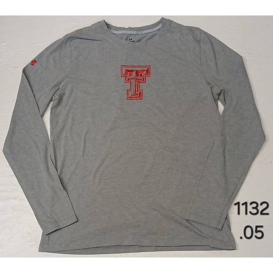 Under Armour (Medium) Gray Red Raiders Dri-Fit Sweatshirt