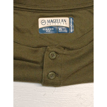 Magellan (XL) Green Moisture Wicking Classic Fit Sweatshirt