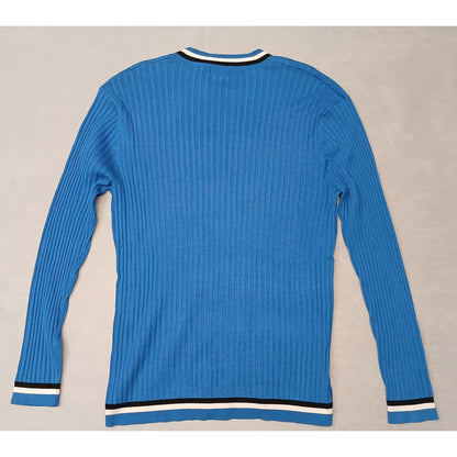 Claiborne Multicolor (XL) Stretch Long Sleeve V-Neck Sweater