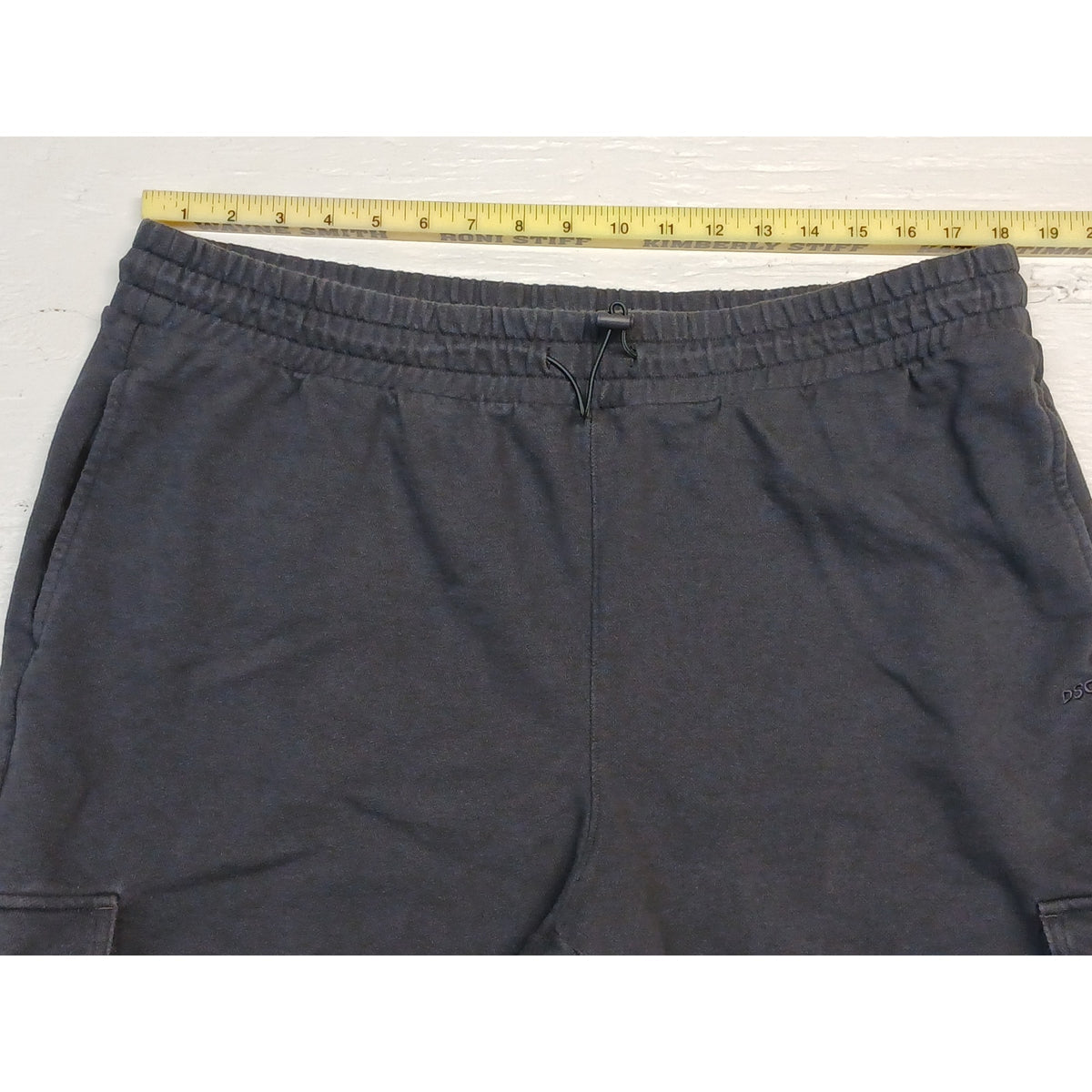 DSG (XL) Black Cargo Style Relaxed Pull String Sweatpants