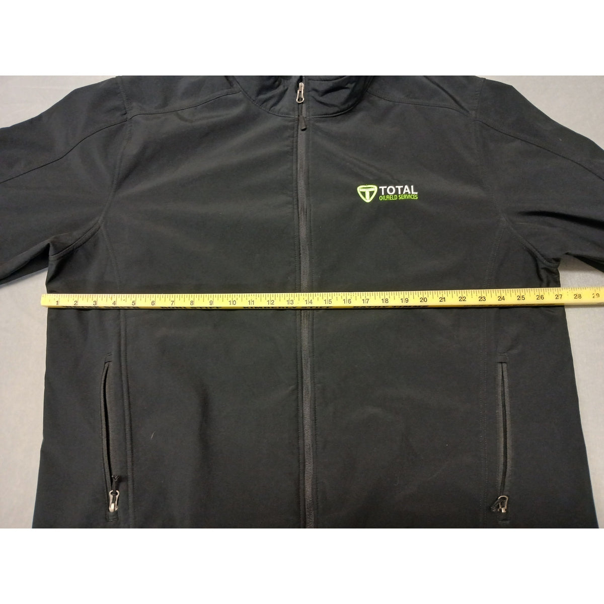Port Authority (3XL) Black Poly Shell Fleece Zip Down Jacket