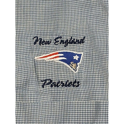 Lee Sport (Medium) Vintage Plaid NFL Patriots Dress Shirt