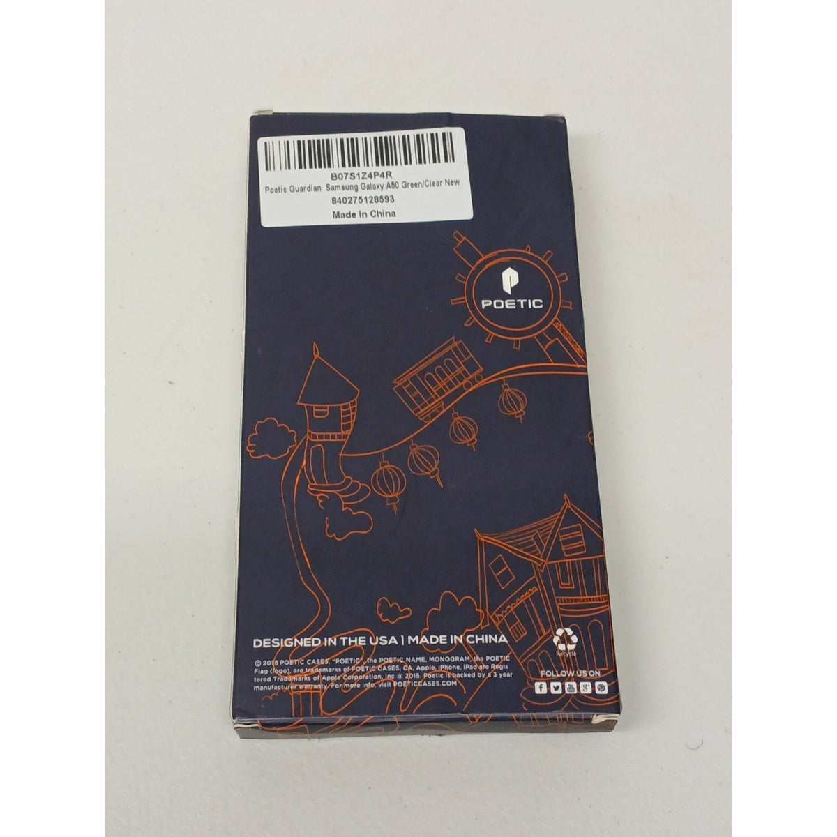 Poetic Garden Samsung Galaxy A50 Smart Phone Green Clear New in Box