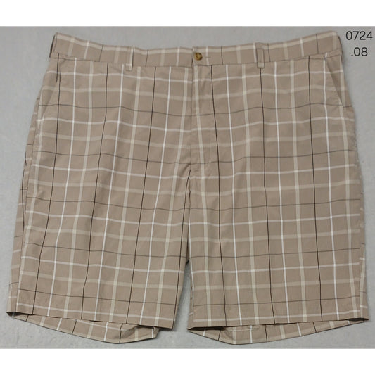 PGA Tour (No Size) Men's Multicolor Plaid Dri-Fit Dress Shorts