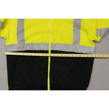 Cordova Cor-Brite (Large) Neon Yellow Hoodie Full Zip Jacket Model SJ401