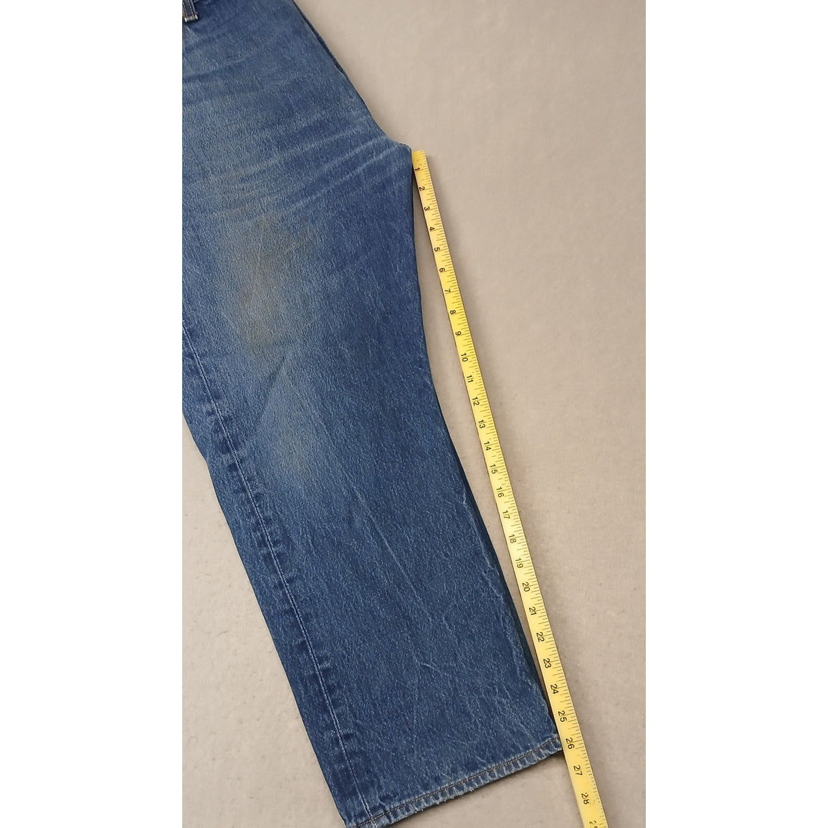 Levis (42x30) Men's Tapered Straight Leg Fit Blue Denim Jeans