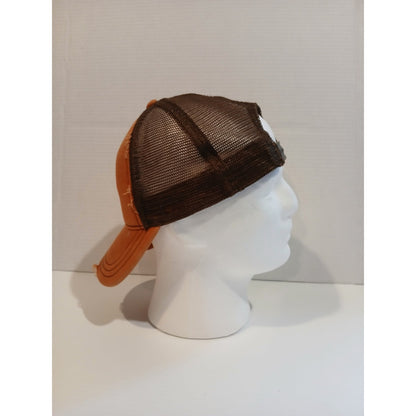 Texas Lonnghorn Mesh Hat Outhouse Designs Orange Hat