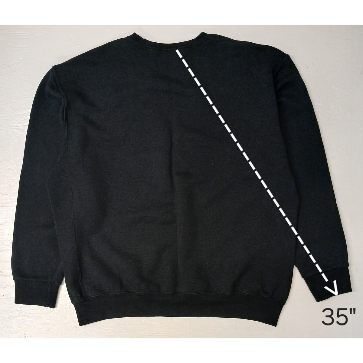 Russell Athletic (2XL) Black Long Sleeve Crew Neck Sweater