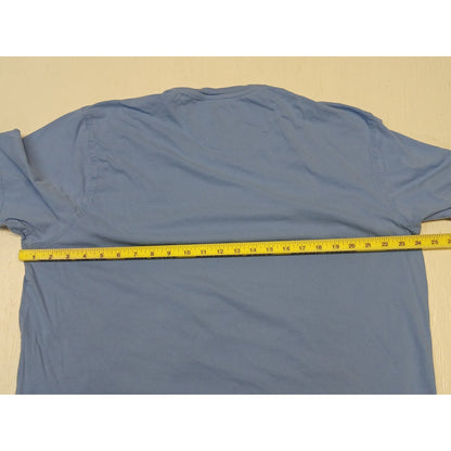 Greg Norman (2XL) Blue Short Sleeve Crew Neck Loose Fit Tee