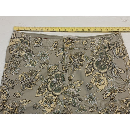 Express (36) Jacquard Tapestry Flat Front Cargo Style Shorts